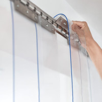 密得赛(MIDESAI) 帘子 空调防冷气隔断PVC透明门帘1.5mm厚2.1米高/1张单位:张