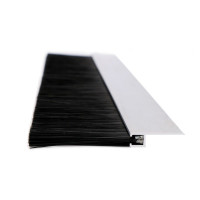 SUK 密封毛刷 HKW-156 工业毛刷条 铝合金密封线盒尼龙丝刷 毛高60mm长1m 单位:条