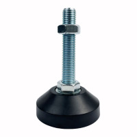 SUK 重型脚杯防震防滑脚垫地脚 橡胶 D40*M8*L60 10个装 单个承重约50KG 单位:包