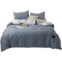 婵思/水洗棉纯色双拼四件套/CKZ0230178/套