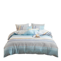 婵思/全棉条纹青春律动床上四件套/SDHJC230044/套