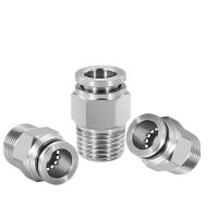 国产 304卡套外螺纹直通接头 1/4NPT外螺纹转φ8卡套接头