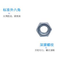 DIN985 六角尼龙锁紧薄螺母 不锈钢304 等级:A2-70 本色 M18