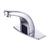 智能感应水龙头 铜龙套餐八 银色 单冷 220/电池款 航空插 DC防水插交直流控制器 单位:套 起订量3套 货期5天