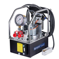 索沃液压扳手专用泵站SOV-MSS-703四同步高效散热安全可靠台式设计