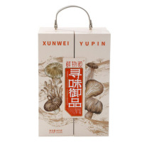 鲜物道山珍千岛源山茶油礼盒 山珍-寻味御品+茶油礼盒500mL*2 单位:套