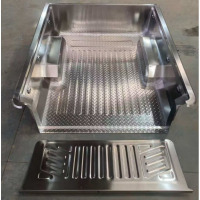 SUK 定制 不锈钢货箱 银色 免打孔无损安装 单位:套