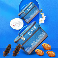 星龙港 ——即食参情拥鲍礼盒即食海参300g(12-18头) 即食鲍鱼400g*2袋(16头) 单位:盒