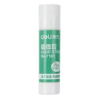 得力(deli)7101固体胶 9g/支 PVC材质 白色棒芯 12支/盒