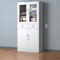 大嘉 文件柜铁皮柜钢制办公柜资料柜 铁皮厚度0.6mm 尺寸1800*800*400