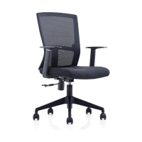震天下 办公椅黑色网布