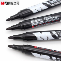 晨光APMY2204 M01单头黑色记号笔 油性马克笔物流笔10支/盒(10盒装)