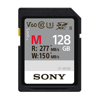 索尼 SF-M128/T2 128G SD卡相机内存卡 277MB/s单反微单相机大卡