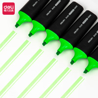 得力思达S600 荧光笔 10支/盒 绿色
