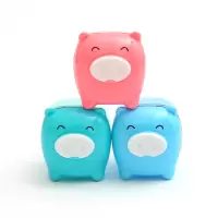 得力0557珍宝猪卷笔刀(混) 10个装