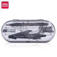 得力(deli)9591 学生考试绘图套尺 测量绘图工具8件/套 12套装