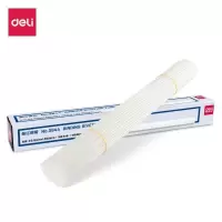 得力(deli)3844财务装订机专用透明装订铆管100支/盒装