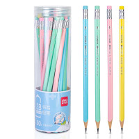 得力 HC115-2B纯色系列桶装2B铅笔(混)(30支/筒)