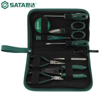 世达(SATA)五金工具多功能汽修组套 9件电子工具套装 03750