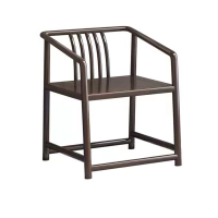 大嘉泰国红橡贴乌金木皮(乌金色茶椅)560*600