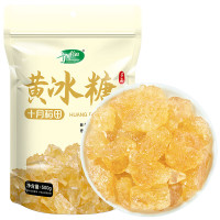 十月稻田 黄冰糖500g 1斤 多晶冰糖蔗糖 甜而不腻 烘焙原料厨房调味