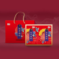 粮佰年五常有机鲜磨米500g*2真空包装 礼盒