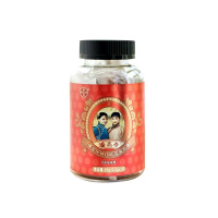 潘高寿爆浆化橘红胎蓝莓软糖63g(3.5gx18)一瓶装