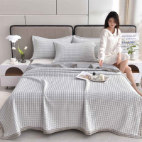 皮尔特保罗POLOB-2450针织棉夏被三件套 被子200cm*230cm*1 枕套 48cm*74cm*2