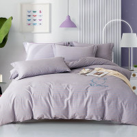 多喜爱(Dohia)全棉简约四件套春江晓影203*229cm 适用1.5/1.8米宽床