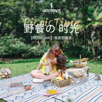何大屋(Hodtown)HDW1819 大折叠户外防潮垫沙滩野营垫露营地垫防水草坪加厚超声波野餐垫 野餐垫