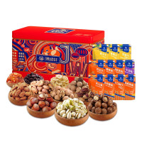 集味轩坚果礼盒欢悦2052g 开心果腰果