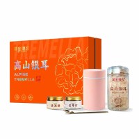 黄金果农黄金果农高山银耳35gX1罐F1礼盒即食冲泡银耳羹时尚高端健康送礼