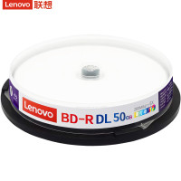 联想(Lenovo)BD-R DL蓝光空白光盘/刻录盘 1-6速50GB 台产档案系列 桶装10片 可打印