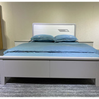 大嘉床1.2*2米实木烤漆