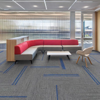 杜克恩 DKEFKT-03 涤纶 1*1m 地毯 (计价单位:块) 灰蓝色