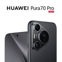 华为Pura 70 Pro 鸿蒙智能手机超高速风驰闪拍羽砂黑12GB+512GB