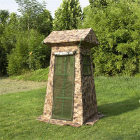 岗亭帐篷金甲锐营单双人迷彩岗哨帐篷带门帘单人荒漠星空1.2*1.2m