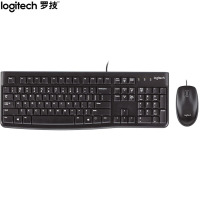 罗技(Logitech)MK120 键鼠套装电脑键盘 黑色