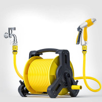 传枫水管软管浇花洗车接水龙头家用高压水枪防冻皮管自来水4分收卷器