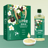 艾贝拉山茶橄榄调和油礼盒1L*2