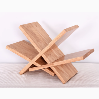 大嘉桌上书架简易橡木阳台书架创意简洁书艺术迷你榫卯原木