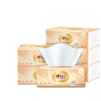 心相印DT51100(6包装)心相印金装金典100抽三层塑装纸面巾 6包