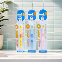 由美枝(YUMIE)分阶儿童牙刷(2-4岁)软毛平切 三支 组合装