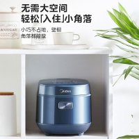 美的(Midea)MB-AFB2024R智能低糖电饭锅煲迷你2L沥米饭汤煮粥快速饭可拆洗上盖预约1-2人电饭煲