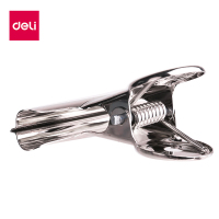 得力9531﹟山形铁票夹145mm 袋装(4只/包)