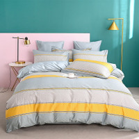 多喜爱(Dohia)全棉简约 四件套 亚克203*229cm 适用1.5/1.8米宽床