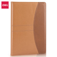 得力 7920皮面笔记本160张 16K 250mm*175mm(棕色)
