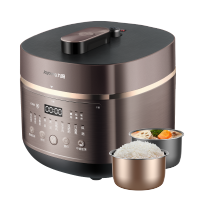 九阳(Joyoung)Y-50C29电压力锅5L家用压力煲全新方煲造型一煲双胆轻养智能食谱拓展
