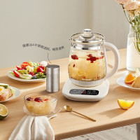 九阳(Joyoung)K15D-WY360 养生壶1.5升L家用多功能煮茶壶全自动燕窝壶冲奶电烧水壶电热水壶配茶漏奶油白