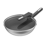 九阳(Joyoung)CF-CGB3037晶钢不粘炒锅 30cm家用炒菜锅 电磁炉燃气煤气灶明火通用